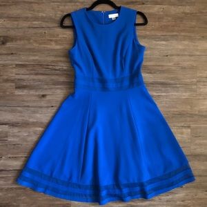 Calvin Klein A line Royal Blue Dress